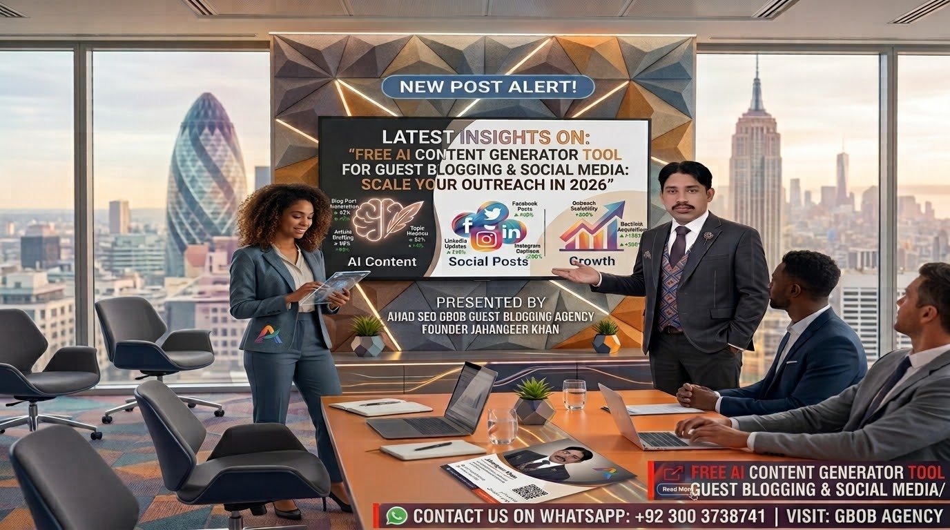 Free AI Content Generator Tool for Guest Blogging & Social Media: Scale Your Outreach in 2026